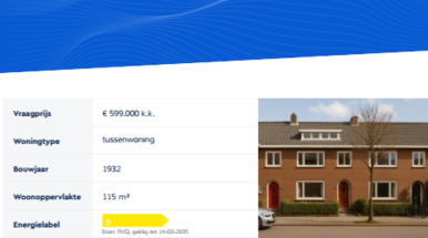 NVM Verduurzamingsscan biedt woningzoekers direct zicht op kosten en besparingen