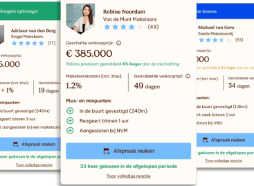 App maakt verkoopprijzen op woningwebsites zichtbaar